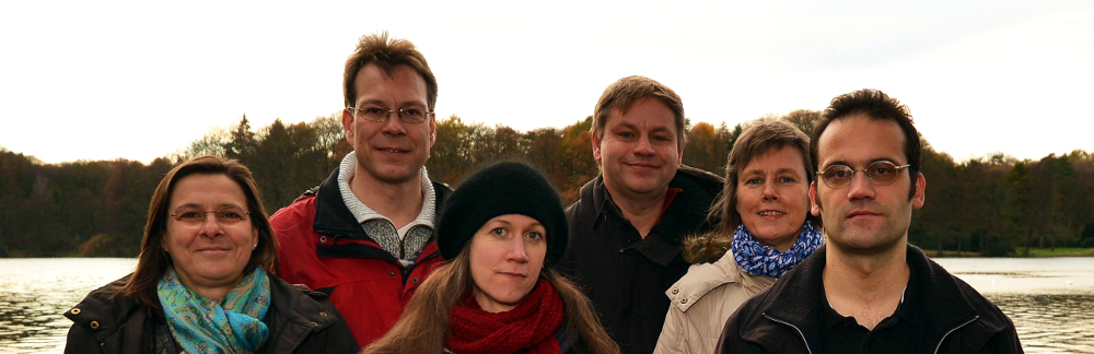 das Team von aws-literatur: Sonja, Alphonso, Wilfried Abels, Maren Osten, Klaus von Hollen, Susann Dettmann, Christoph Nerger